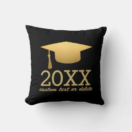 Chic Gold Foil Trendig Studenten klass 20XX Kudde