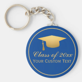 Chic Gold Foil Trendig Studenten klass 20XX Nyckelring