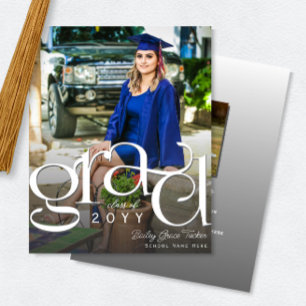 Chic GRAD Photo Budget Studenten avisering