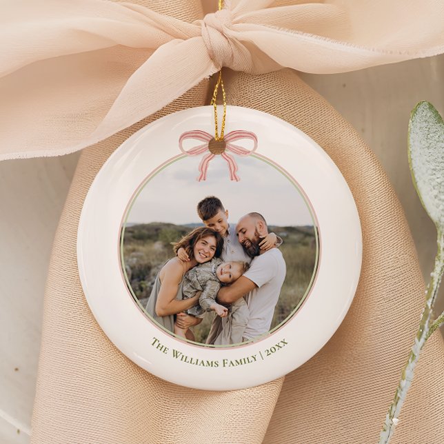 Chic GrandMillennium Coquette-julrundan Julgransprydnad Keramik (Skapare uppladdad)