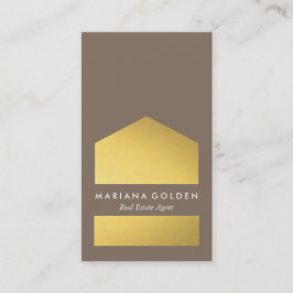 Chic Graphic Guld Real Gods Agent Affärskort Visitkort