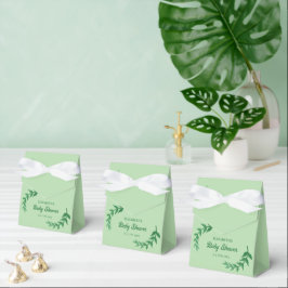 Chic Greenery Baby Shower Presentaskar