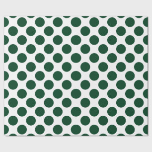 Chic Grönt Polka Dot Mönster födelsedag Presentpapper