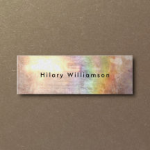 Chic Grunge Rainbow Holograph Stone Abstrakt Art