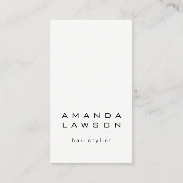 Chic Grunge White Grått (möte) Tidsbeställning Kort (Framsida)