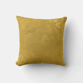 Chic Guld Abstrakt Blommigt Kudde