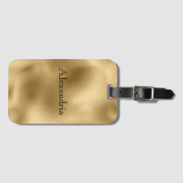 Chic Guld Bagagebricka