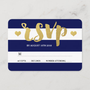 Chic Guld Bold Blue Rand OSA kort