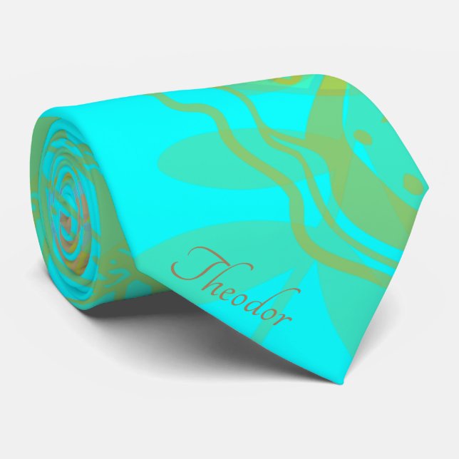 Chic Guld Butterfly Aquamarine Slips (Rullad)