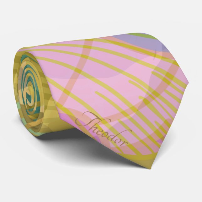 Chic Guld Butterfly Gult Turcos Mönster Slips (Rullad)