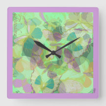 Chic Guld Butterfly Pistachio Violet