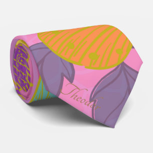 Chic Guld Butterfly Turcos Violet Slips