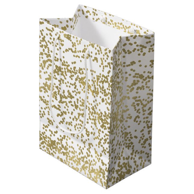 Chic Guld Confetti (Framsidan Vinklad)