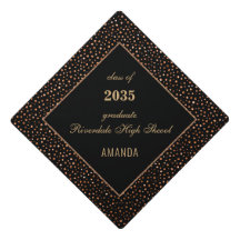Chic Guld Confetti 20XX Year Typography Elegant