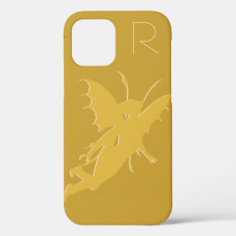 Chic Guld Fairy Monogram Fodral-Mate iphone case