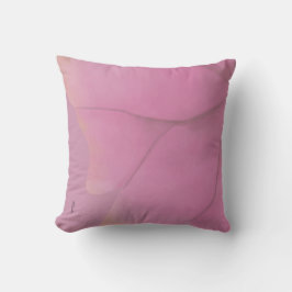 Chic Guld Fuchsia Abstrakt Blommigt Kudde