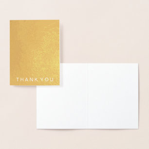 Chic Guld Glam Tack Folierat Kort