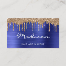 Chic Guld Glitter Drips Stylist