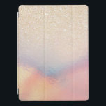 Chic Guld Glitter Iridescent Holografisk övertonin iPad Pro Skydd<br><div class="desc">Den här utformningen av elegant och chic är perfekt för trendiget och snyggtens flickor. Den har faux-tryckt guld glitter med rosa-, persiko-, blått- och lila-iridescent-folografisk övertoningsdesign. Det är modernt, coola, unikt, glamoröst och originellt. ***VIKTIG DESIGN-ANMÄRKNING: Om du vill ha en anpassad design-begäran, t.ex. matchande produktbegäranden, färg-ändringar, placeringsändringar eller någon annan...</div>