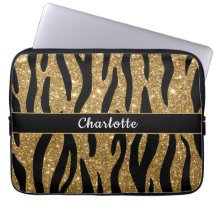Chic Guld Glitter Tiger Rand