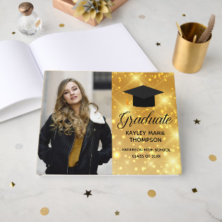 Chic Guld Gnistra 2022 Student Photo Studenten Gästböcker