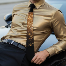 Chic guld gnistra bröllop slips