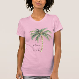 Chic Guld Handflatan Träd T Shirt