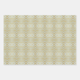 Chic Guld med varierad mönster