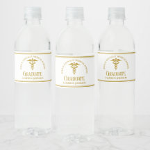 Chic Guld Medical School Anpassningsbar Studentfes