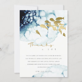 CHIC GULD NAVY UNDERVATTARE HAVS FISKBABY SHOWER TACK KORT