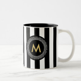 Chic guld omkullkastar verkställer Två-Tonad mugg