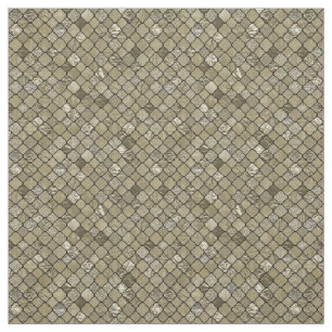 Chic guld- Quatrefoil omkullkastar glitter Tyg
