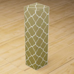 Chic Guld Quatrefoil Vinlåda<br><div class="desc">Chic Guld Quatrefoil</div>
