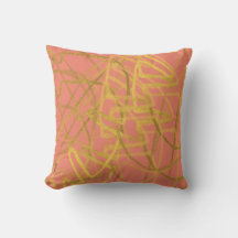 Chic Guld Rosa Abstrakt