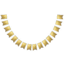 Chic Guld Trendig Studenten klass 20XX Bunting