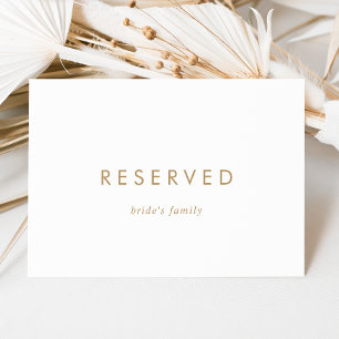 Chic Guld Typografi - reserverat tecken