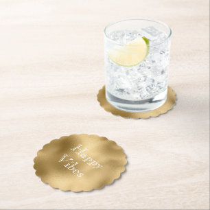 Chic Guld Underlägg Papper