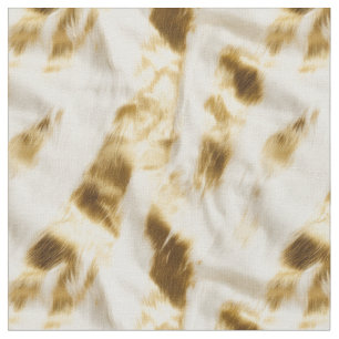 Chic Guld White Cowhide Westernare Cowboycowgirl Tyg