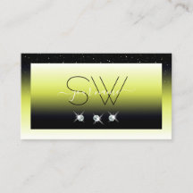 Chic Gult Black Ombre Gnistra Diamonds Monogram