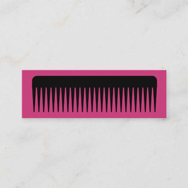 Chic Hairstylist Mini Visitkort (Framsida)