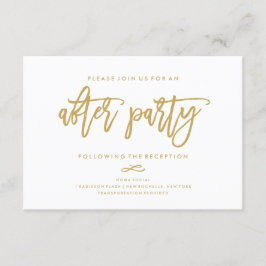 Chic Hand Lettered Bröllop efter gruppinbjudan Inbjudningar