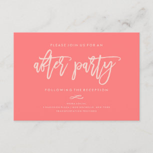 Chic Hand Lettered Bröllop efter gruppinbjudan Inbjudningar