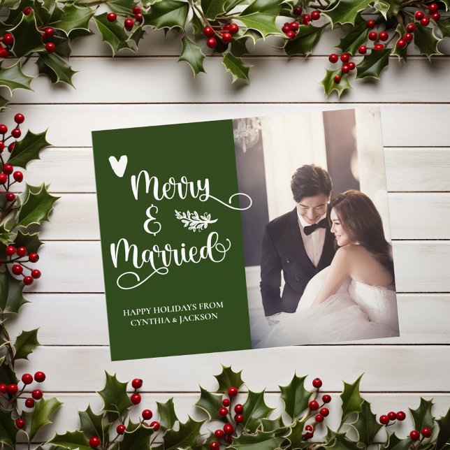 Chic Hand Lettered Marry Married Photo Budget (Skapare uppladdad)