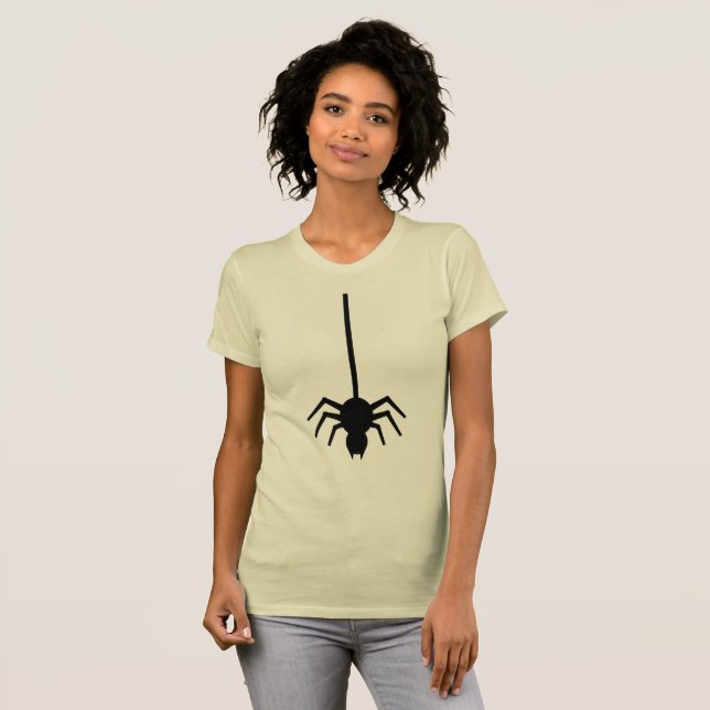 Chic Hängande Spindel Dam T-Shirt - Konstnärlig (Hel framsida)