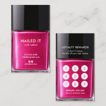 Chic het rosa nagellack flaska nagelsalong
