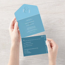 Chic Himlar Blue Bröllop