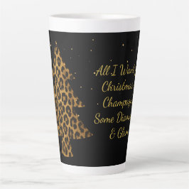 Chic Holiday Leopard Tree Design