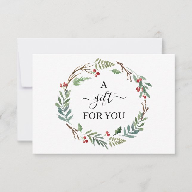 Chic Holly Berry & Löv WAN Gift Certificate (Framsida)