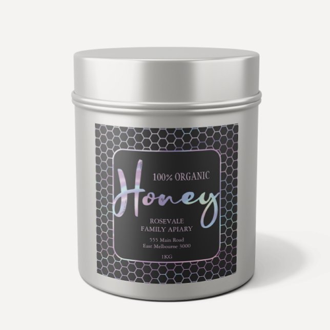 Chic Holograf Honeycomb Honungsbipacksedel etikett (Skapare uppladdad)