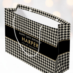 Chic Houndstooth Birthday a 30th Benwhite